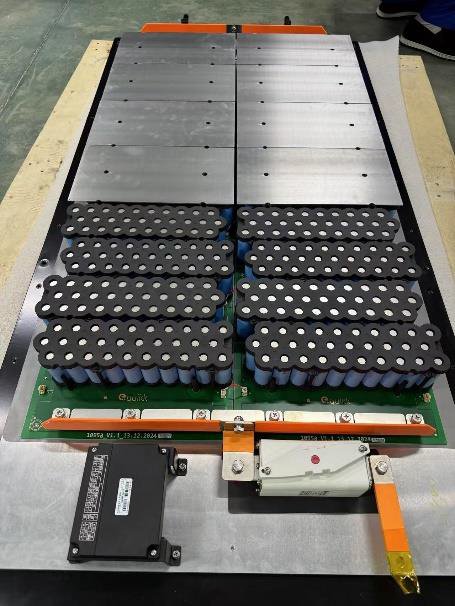 Batteriemodule des Green Beast auf Platinenebene